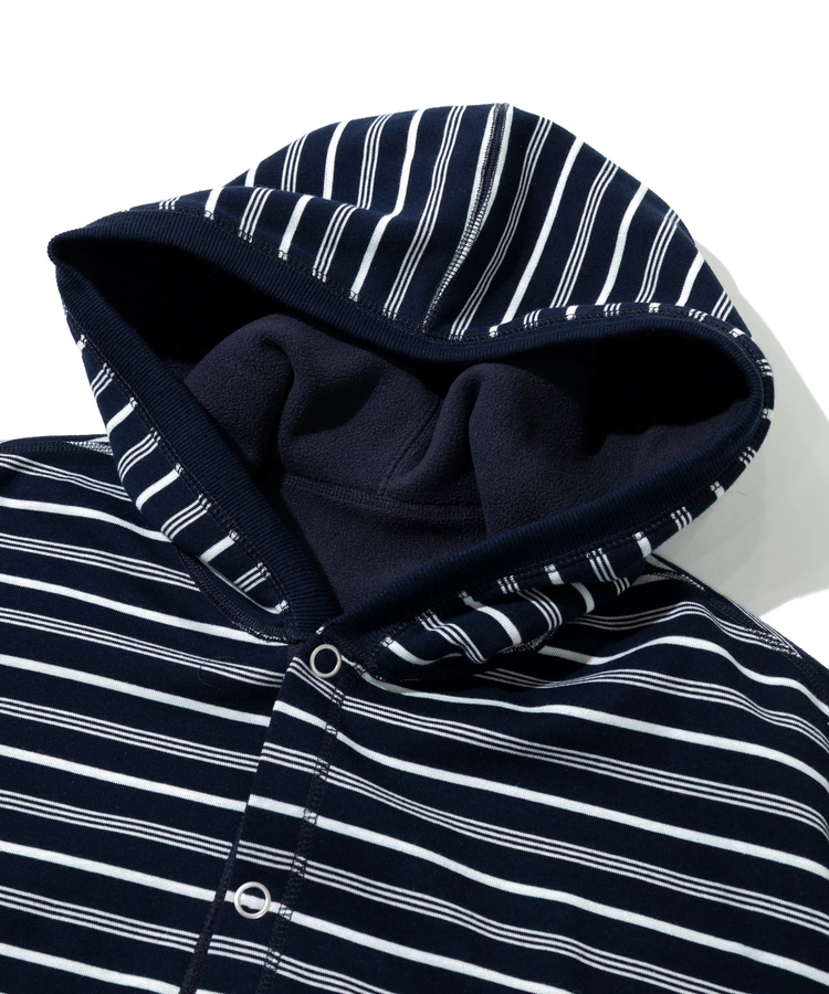 go slow caravan(ゴースローキャラバン) |BAYCANT/ベイカント ボーダーxフリース リバーシブル フーディーカーデ (MENS)