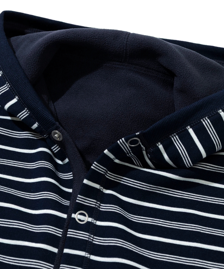 go slow caravan(ゴースローキャラバン) |BAYCANT/ベイカント ボーダーxフリース リバーシブル フーディーカーデ (MENS)