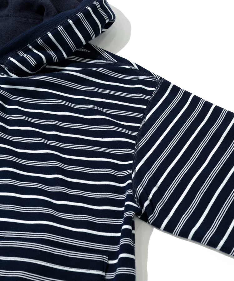 go slow caravan(ゴースローキャラバン) |BAYCANT/ベイカント ボーダーxフリース リバーシブル フーディーカーデ (MENS)