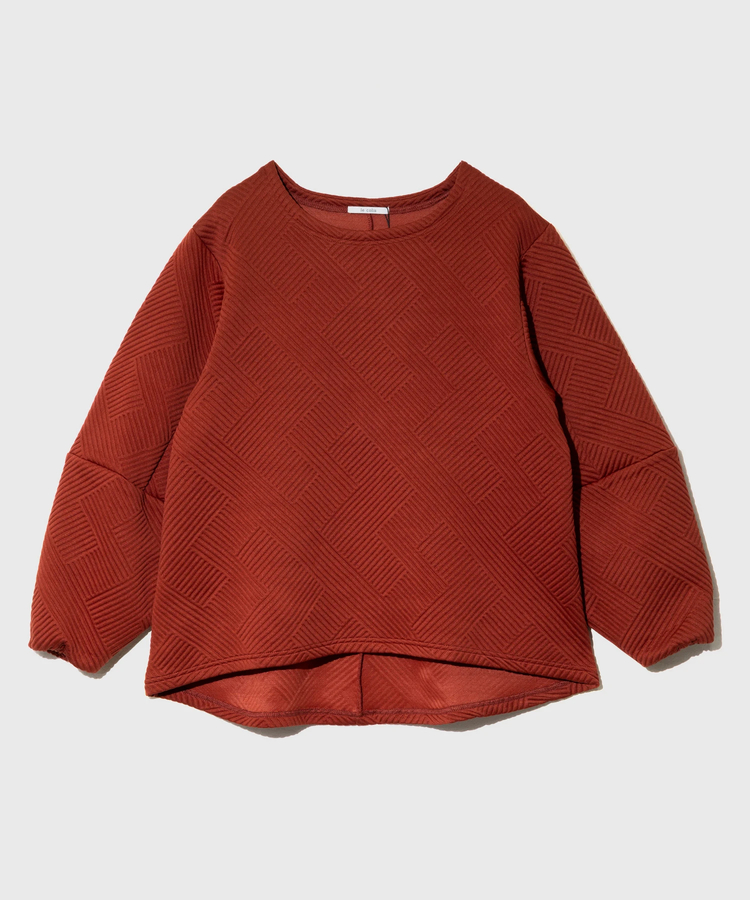 go slow caravan(ゴースローキャラバン) |le colis/ルコリ モザイクふくれジャガード袖コクーンPO (WOMENS)