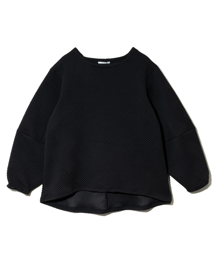 go slow caravan(ゴースローキャラバン) |le colis/ルコリ モザイクふくれジャガード袖コクーンPO (WOMENS)