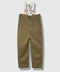 go slow caravan(ゴースローキャラバン) |HOUSTON/ヒューストン HIGH-WAIST SUSPENDER PANTS (WOMENS)