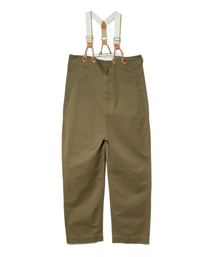 go slow caravan(ゴースローキャラバン) |HOUSTON/ヒューストン HIGH-WAIST SUSPENDER PANTS (WOMENS)