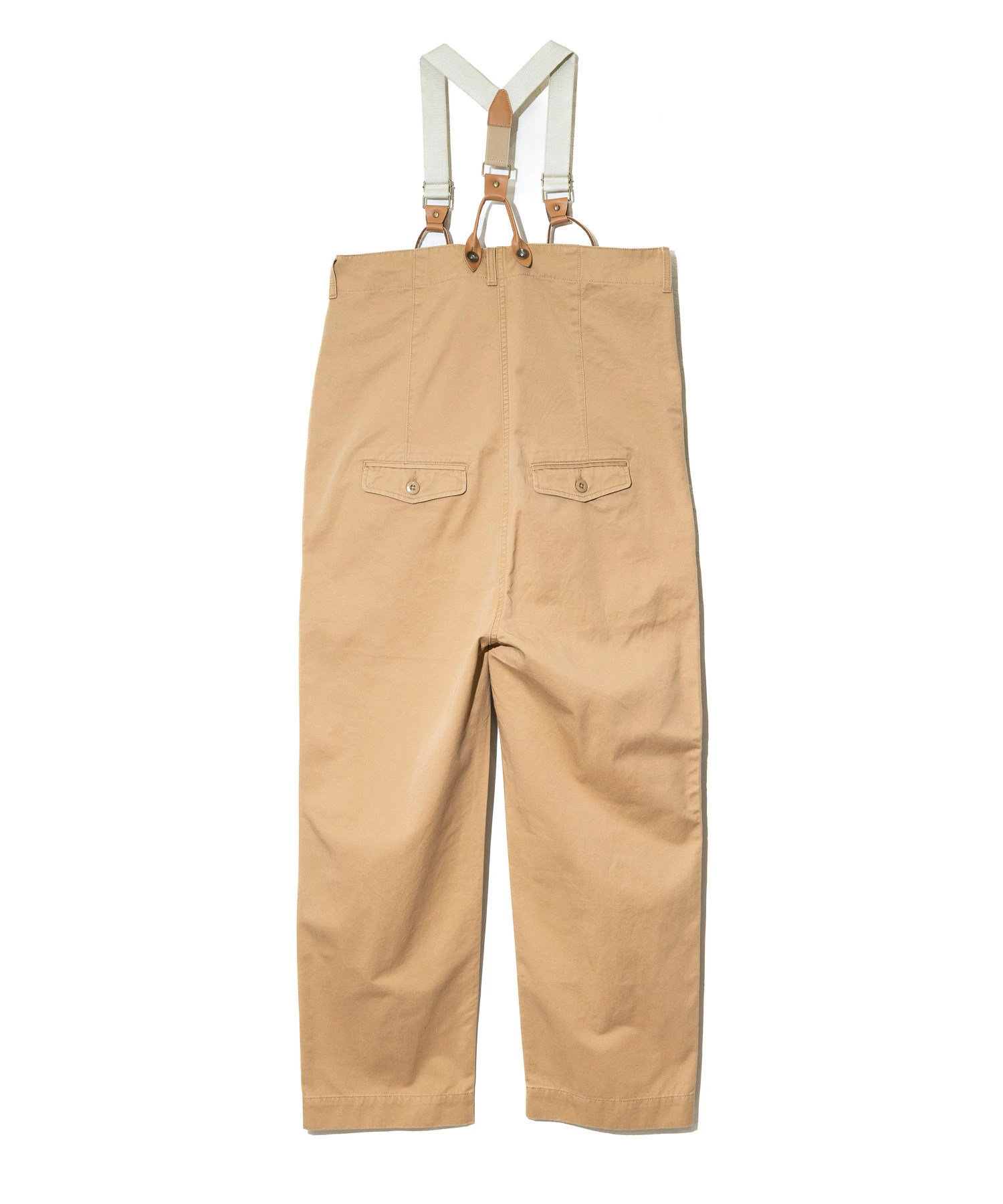 HOUSTON/ヒューストン HIGH-WAIST SUSPENDER PANTS (WOMENS
