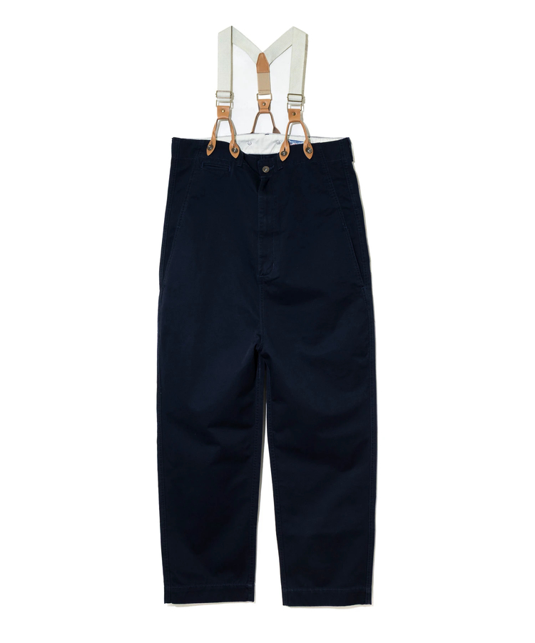 go slow caravan(ゴースローキャラバン) |HOUSTON/ヒューストン HIGH-WAIST SUSPENDER PANTS (WOMENS)