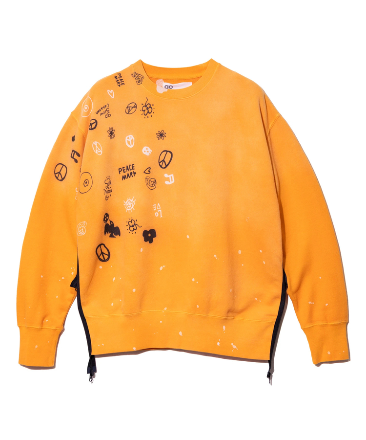 go slow caravan(ゴースローキャラバン) |UNIQUEインレイ G/D サイドZIP プルオーバー (MENS)