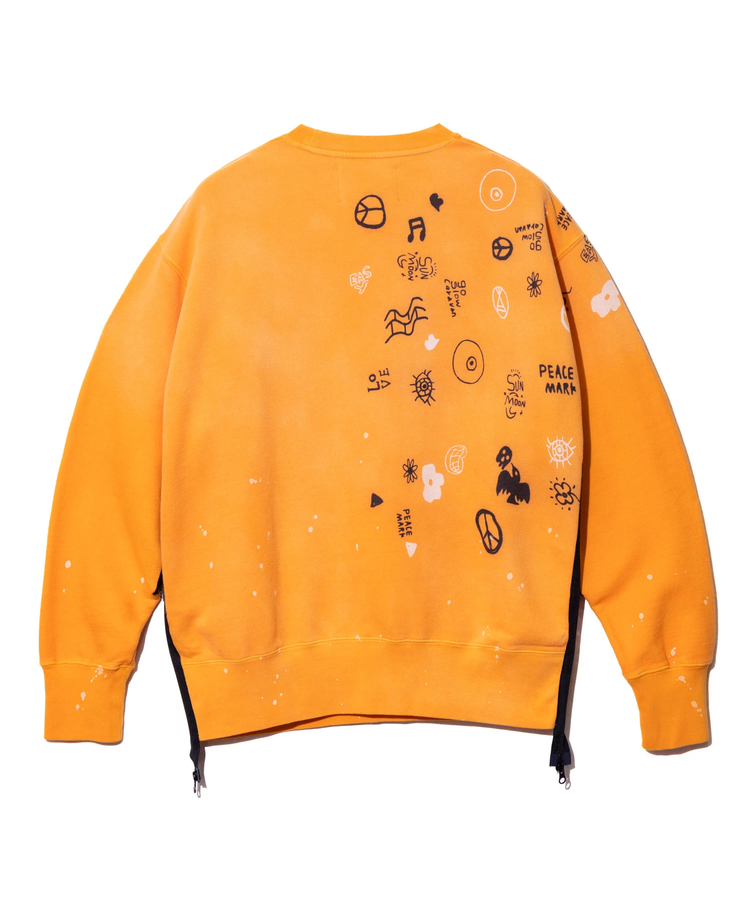 go slow caravan(ゴースローキャラバン) |UNIQUEインレイ G/D サイドZIP プルオーバー (MENS)