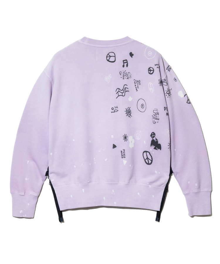 go slow caravan(ゴースローキャラバン) |UNIQUEインレイ G/D サイドZIP プルオーバー (MENS)