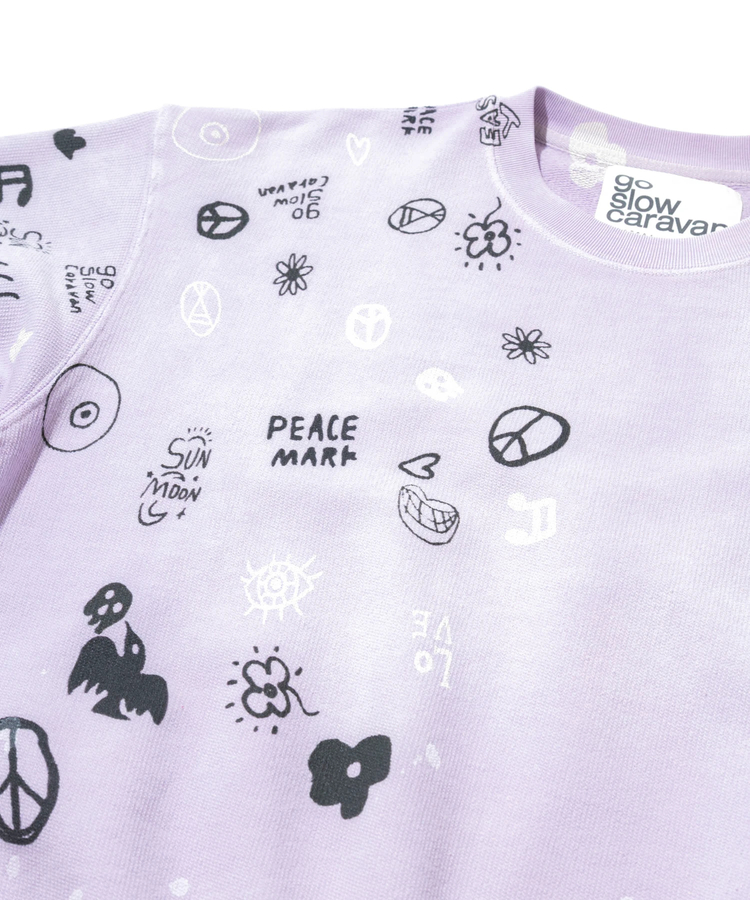 go slow caravan(ゴースローキャラバン) |UNIQUEインレイ G/D サイドZIP プルオーバー (MENS)