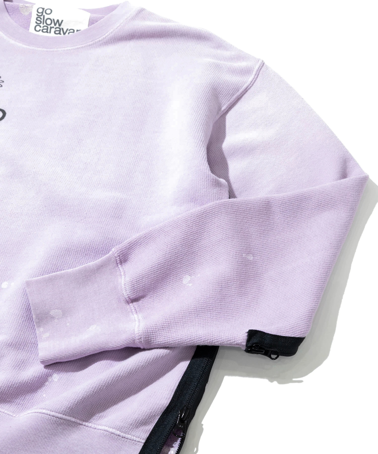 go slow caravan(ゴースローキャラバン) |UNIQUEインレイ G/D サイドZIP プルオーバー (MENS)