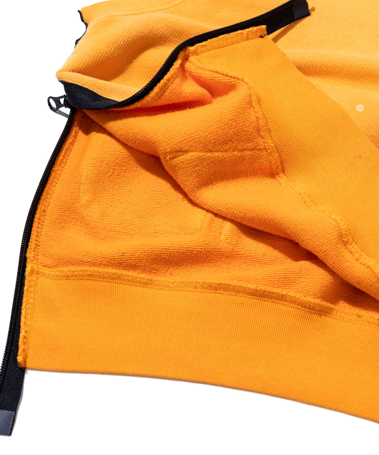 go slow caravan(ゴースローキャラバン) |UNIQUEインレイ G/D サイドZIP フーディーベスト (MENS)