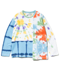 go slow caravan(ゴースローキャラバン) |32/1三本引き揃えヘビー天竺 TIE DYE切替 L/S TEE (MENS)