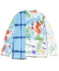 go slow caravan(ゴースローキャラバン) |32/1三本引き揃えヘビー天竺 TIE DYE切替 L/S TEE (MENS)