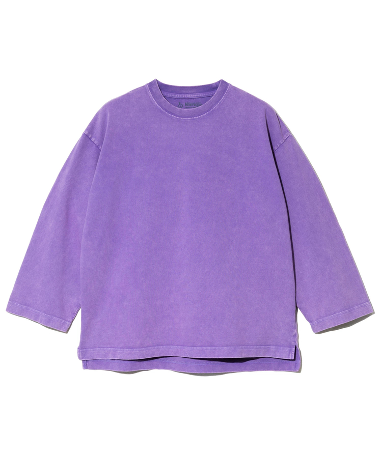 go slow caravan(ゴースローキャラバン) |三本引き揃えヘビー天竺 ケミカル ワイド9/S TEE (MENS)