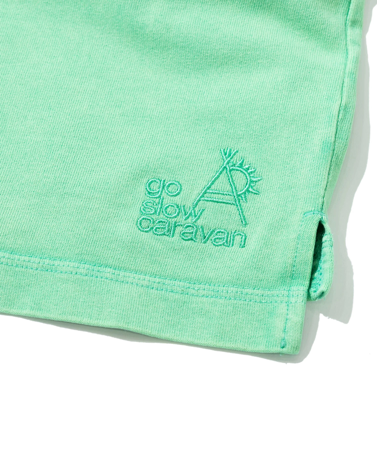 go slow caravan(ゴースローキャラバン) |三本引き揃えヘビー天竺 ケミカル ワイド9/S TEE (MENS)