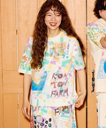 go slow caravan(ゴースローキャラバン) |32/1三本引き揃えヘビー天竺TIE DYE 落書きカオス ラグラン TEE (MENS)