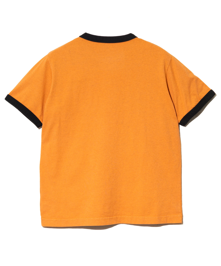 go slow caravan(ゴースローキャラバン) |メランジェ G/D リンガー PKT TEE お花刺繍 (MENS)