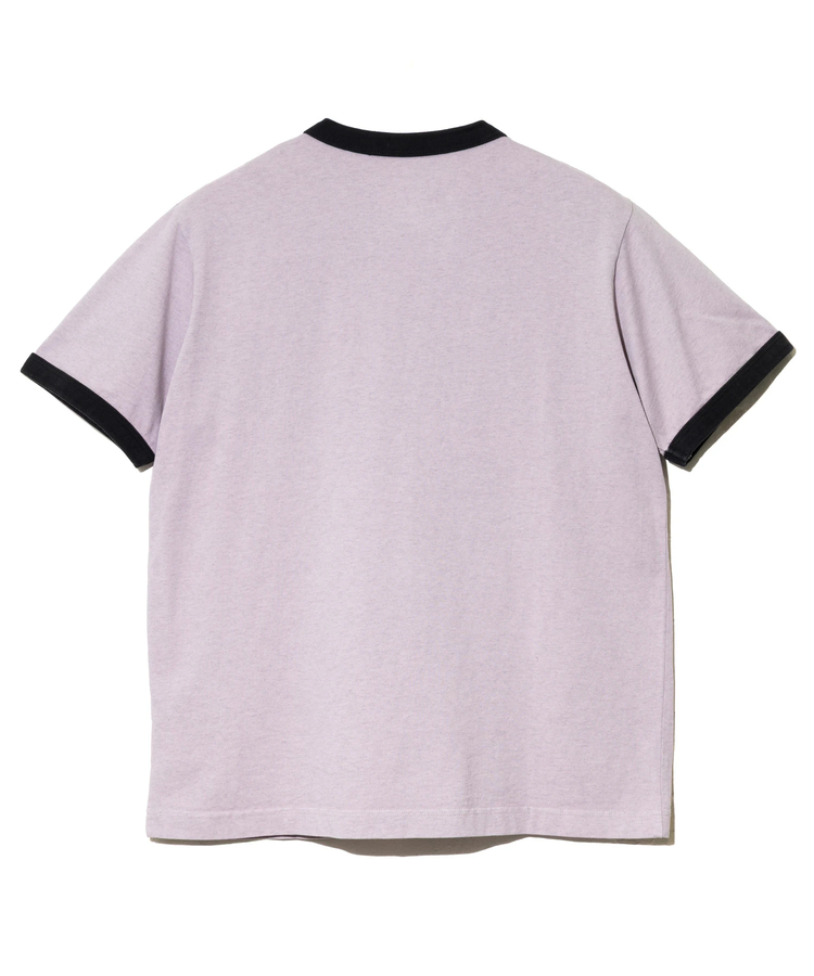 go slow caravan(ゴースローキャラバン) |メランジェ G/D リンガー PKT TEE お花刺繍 (MENS)