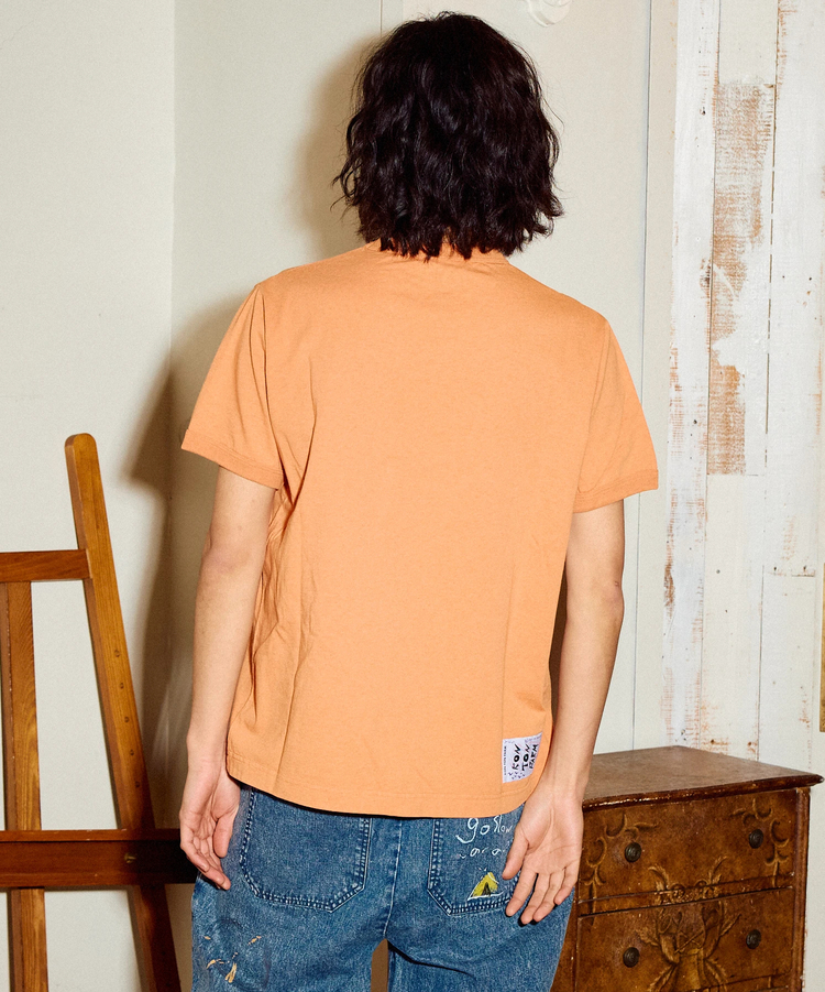 go slow caravan(ゴースローキャラバン) |メランジェ G/D リンガー TEE KON TON FARMER (MENS/WOMENS)