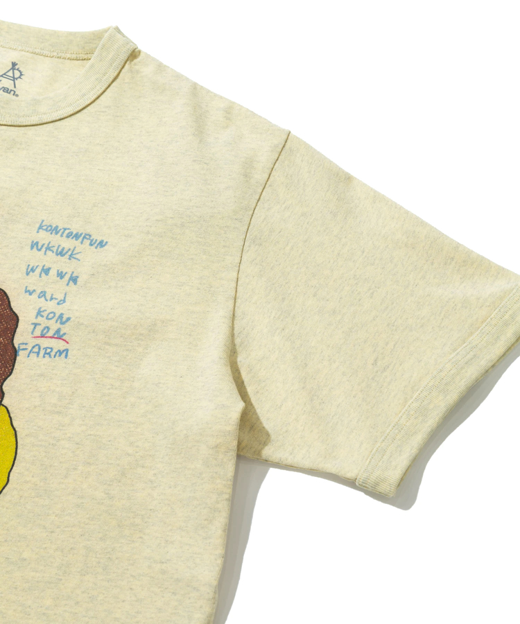 go slow caravan(ゴースローキャラバン) |メランジェ G/D リンガー TEE KON TON FARMER (MENS/WOMENS)