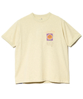 go slow caravan(ゴースローキャラバン) |メランジェ G/D リンガー TEE FLOWERCAT (MENS/WOMENS)