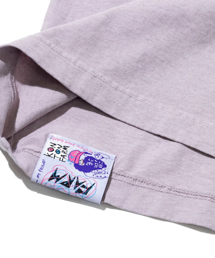 go slow caravan(ゴースローキャラバン) |メランジェ G/D リンガー TEE FLOWERCAT (MENS/WOMENS)