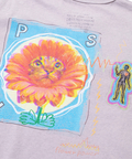 go slow caravan(ゴースローキャラバン) |メランジェ G/D リンガー TEE FLOWERCAT (MENS/WOMENS)