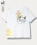 go slow caravan(ゴースローキャラバン) |RAY綿 猫と麦酒 TEE 猫生乾杯 (MENS/WOMENS)