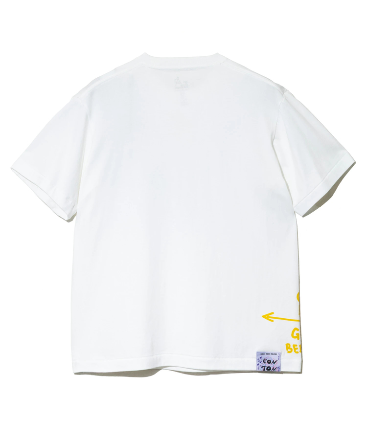 go slow caravan(ゴースローキャラバン) |RAY綿 猫と麦酒 TEE 猫生乾杯 (MENS/WOMENS)