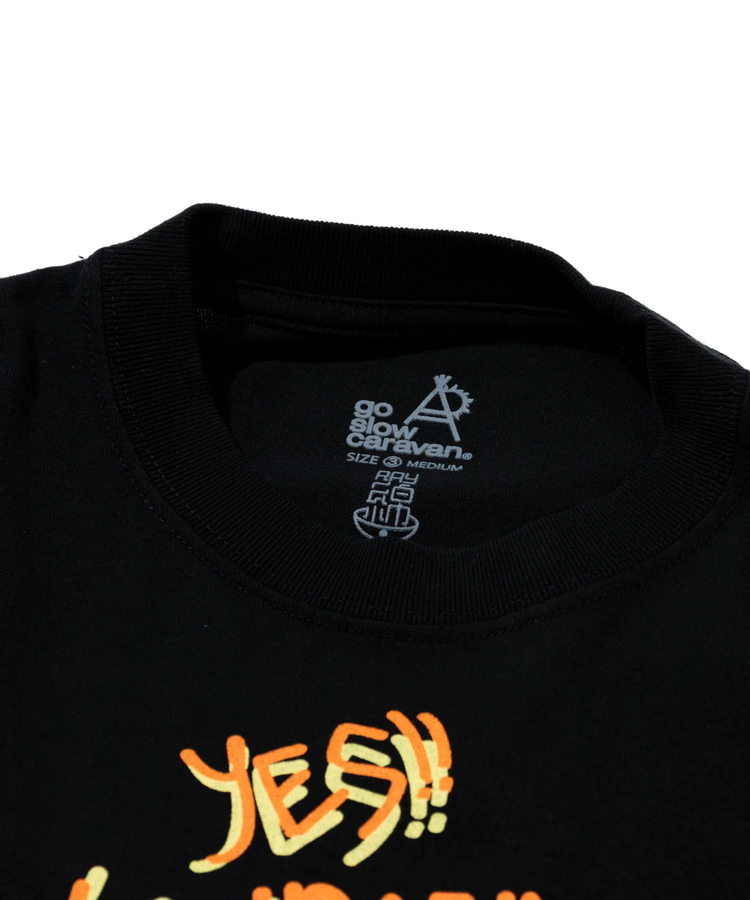 go slow caravan(ゴースローキャラバン) |RAY綿 猫と麦酒 TEE 猫生乾杯 (MENS/WOMENS)