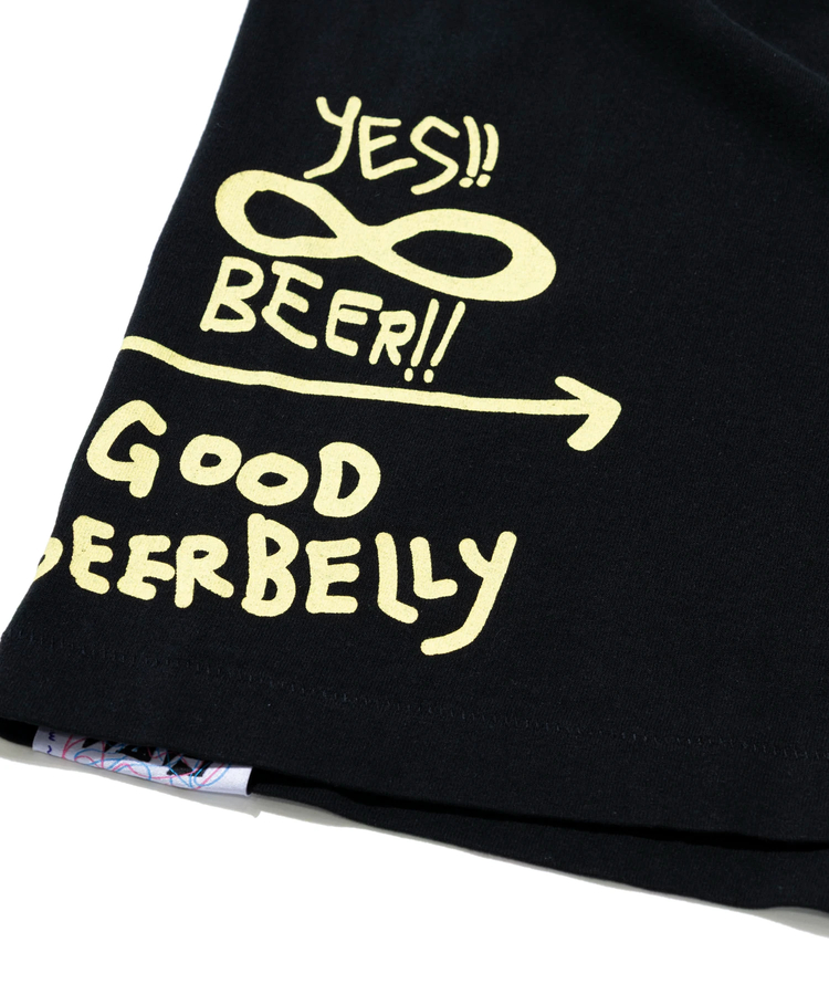 go slow caravan(ゴースローキャラバン) |RAY綿 猫と麦酒 TEE 猫生乾杯 (MENS/WOMENS)