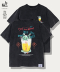 go slow caravan(ゴースローキャラバン) |RAY綿 G/D 猫と麦酒 TEE 麦酒風呂 (MENS/WOMENS)