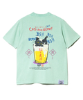 go slow caravan(ゴースローキャラバン) |RAY綿 G/D 猫と麦酒 TEE 麦酒風呂 (MENS/WOMENS)