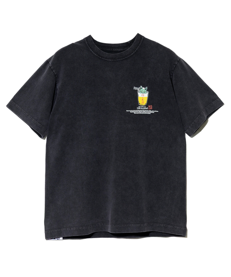 go slow caravan(ゴースローキャラバン) |RAY綿 G/D 猫と麦酒 TEE 麦酒風呂 (MENS/WOMENS)