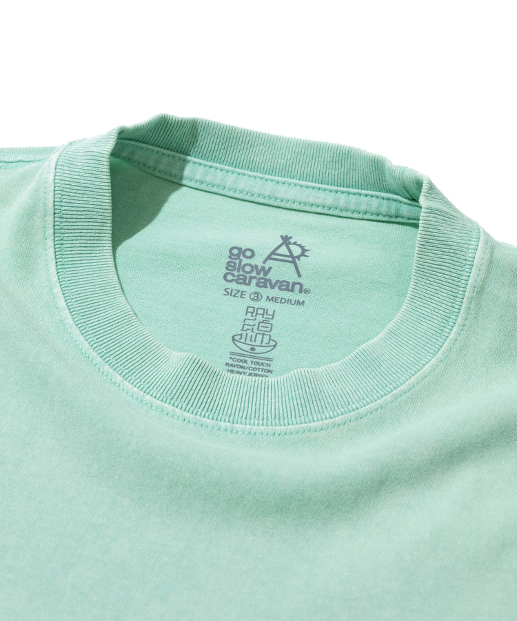 go slow caravan(ゴースローキャラバン) |RAY綿 G/D 猫と麦酒 TEE 麦酒風呂 (MENS/WOMENS)