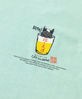 go slow caravan(ゴースローキャラバン) |RAY綿 G/D 猫と麦酒 TEE 麦酒風呂 (MENS/WOMENS)