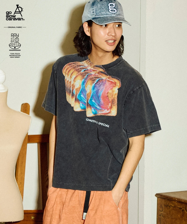 go slow caravan(ゴースローキャラバン) |RAY綿 G/D SOMETHING SPECIAL TEE (MENS)