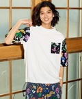 go slow caravan(ゴースローキャラバン) |RAY綿 アクティブパターン切替ハッピーフラワー PKT TEE (MENS)
