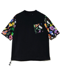 go slow caravan(ゴースローキャラバン) |RAY綿 アクティブパターン切替ハッピーフラワー PKT TEE (MENS)