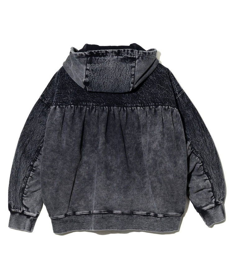 go slow caravan(ゴースローキャラバン) |MIX FAB ルーズ ZIPパーカー HARD WASH (MENS)