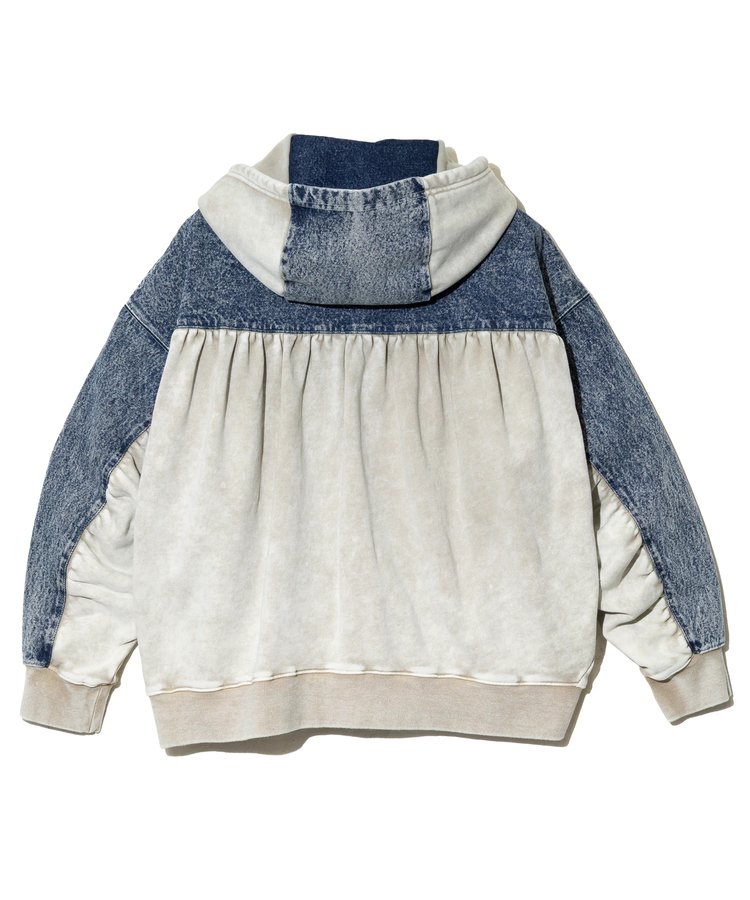 go slow caravan(ゴースローキャラバン) |MIX FAB ルーズ ZIPパーカー HARD WASH (MENS)