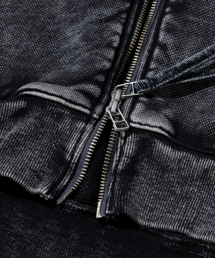 go slow caravan(ゴースローキャラバン) |MIX FAB ルーズ ZIPパーカー HARD WASH (MENS)