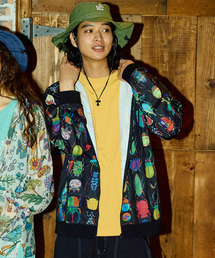 go slow caravan(ゴースローキャラバン) |ドットテックニットZIP フーディー (MENS)