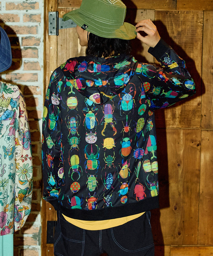 go slow caravan(ゴースローキャラバン) |ドットテックニットZIP フーディー (MENS)