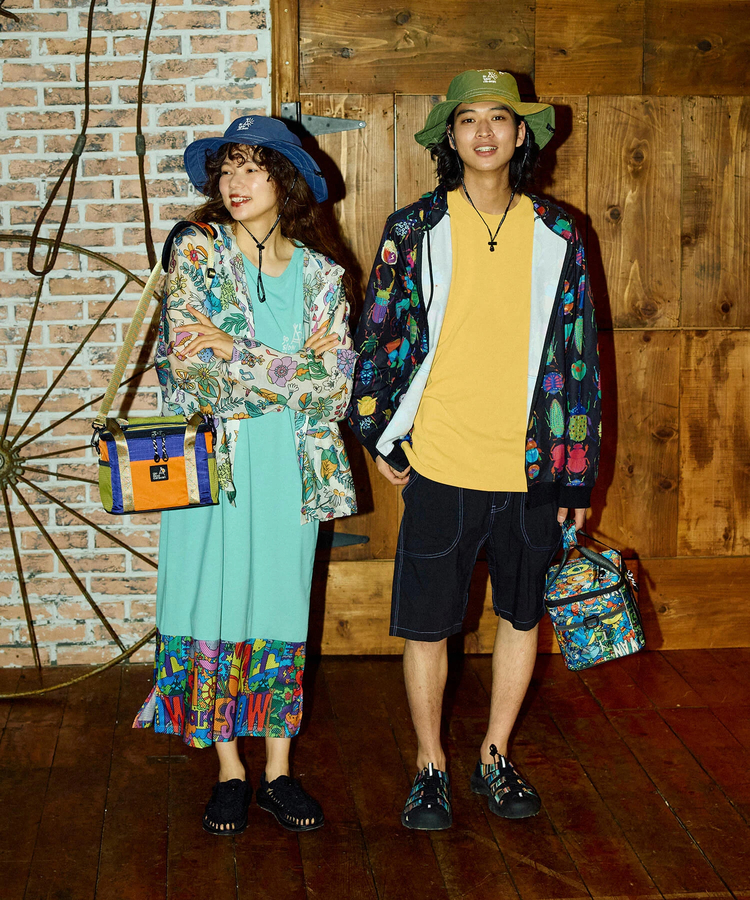 go slow caravan(ゴースローキャラバン) |ドットテックニットZIP フーディー (MENS)