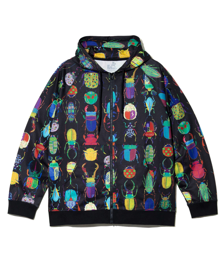 go slow caravan(ゴースローキャラバン) |ドットテックニットZIP フーディー (MENS)