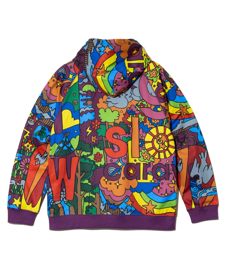 go slow caravan(ゴースローキャラバン) |ドットテックニットZIP フーディー (MENS)