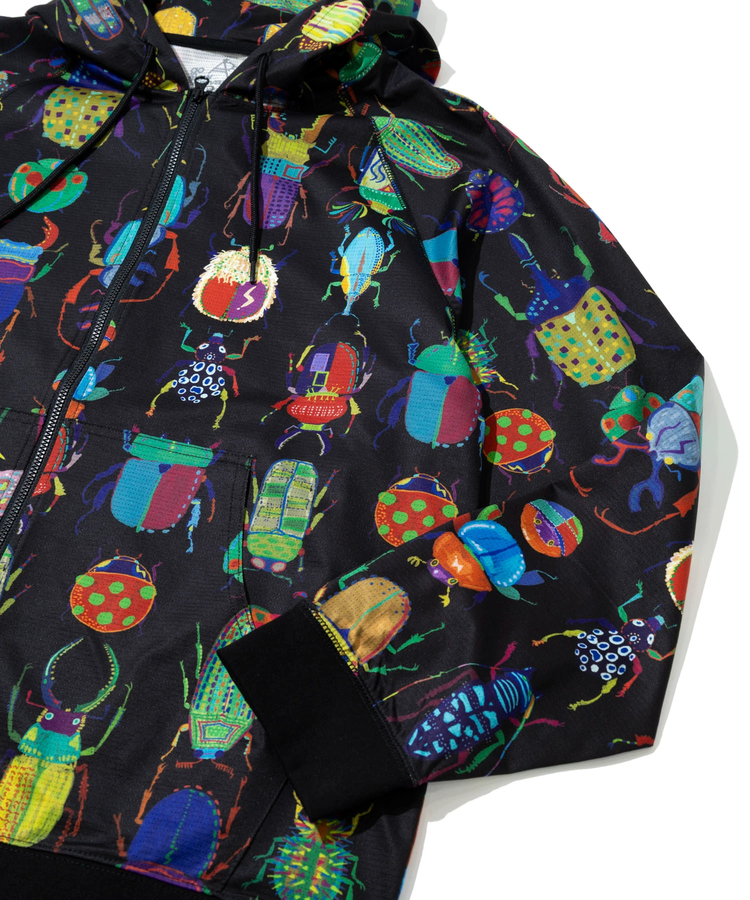 go slow caravan(ゴースローキャラバン) |ドットテックニットZIP フーディー (MENS)