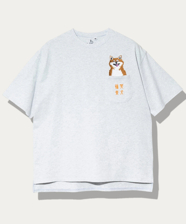 go slow caravan(ゴースローキャラバン) |シリコンバイオ 色々ポケット刺繍 ゆったり TEE (MENS/WOMENS)