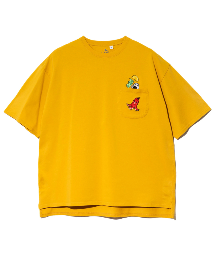 go slow caravan(ゴースローキャラバン) |シリコンバイオ 色々ポケット刺繍 ゆったり TEE (MENS/WOMENS)